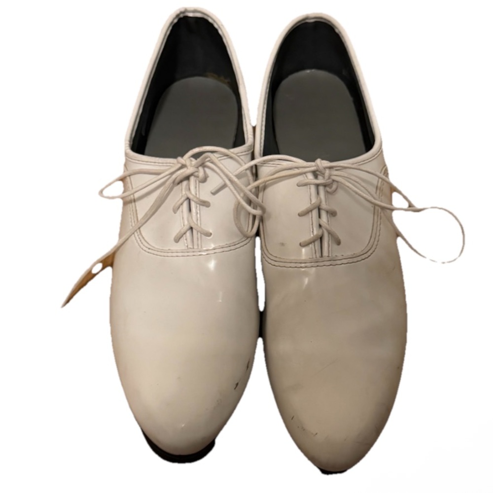 Pierre Cardin White size 11.5 Men’s Patent Tuxedo Shoes